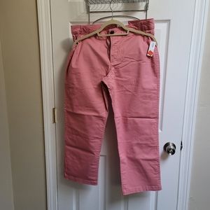 Old navy coral pants "nantucket red"
